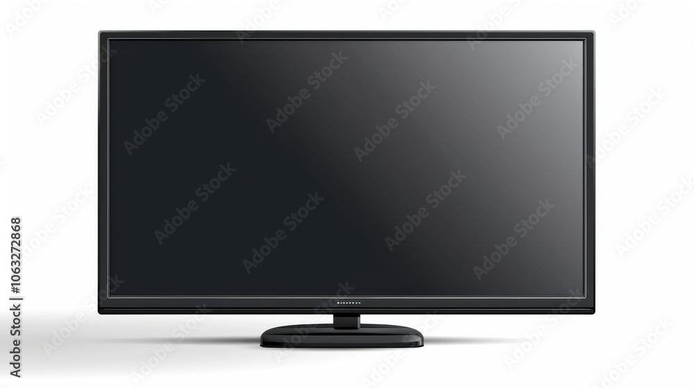 A sleek, modern flat-screen television with a minimalist design, perfect for any stylish living space. A sleek, modern flat-screen television with a minimalist design, perfect for any stylish living space.
