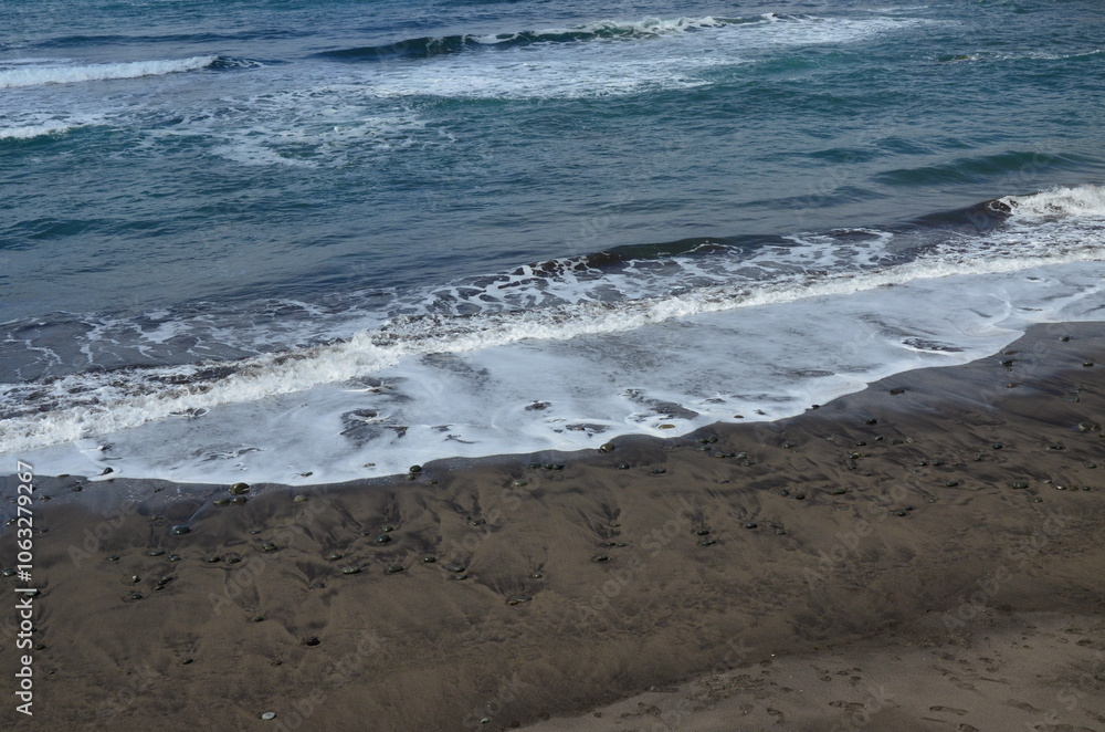 Playa de Benijo (Benijo beach), Atlantic Ocean. North Tenerife. Canary Islands. Spain Playa de Benijo (Benijo beach), Atlantic Ocean. North Tenerife. Canary Islands. Spain