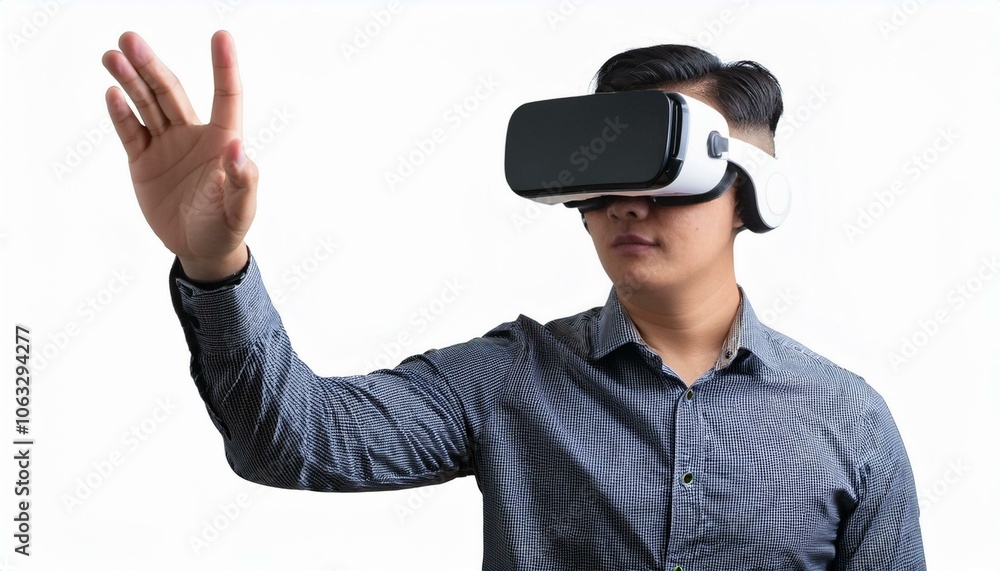 Virtual Reality or VR 3d render realistic model in isolate white background. VR Glasses for 360 environment games or simulation training. on isolate White background, PNG Virtual Reality or VR 3d render realistic model in isolate white background. VR Glasses for 360 environment games or simulation training. on isolate White background, PNG