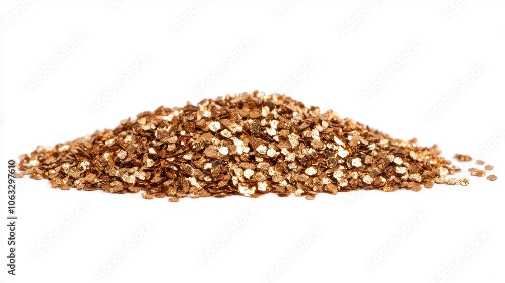 Abstract Golden Glitter Splash Element for Designs White Background Abstract Golden Glitter Splash Element for Designs White Background