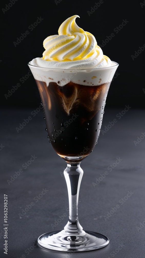 iced coffee Lemon whipped cream iced coffee Lemon whipped cream