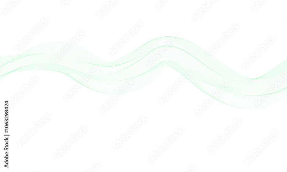 abstract green wave abstract green wave
