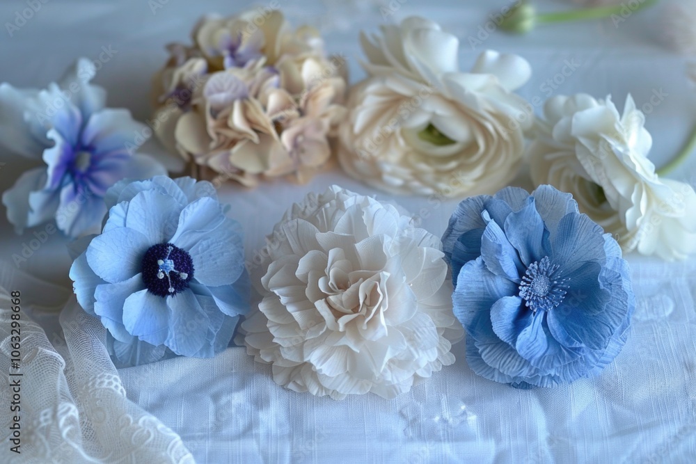 A bouquet of fresh flowers sits on a table, perfect for decorating or gifting A bouquet of fresh flowers sits on a table, perfect for decorating or gifting