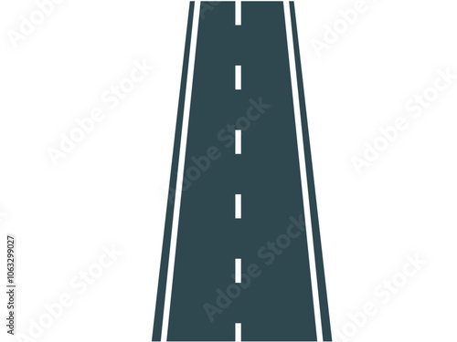道路。ベクターイラスト