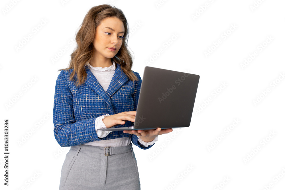 Successful businesswoman ready for work Successful businesswoman ready for work
