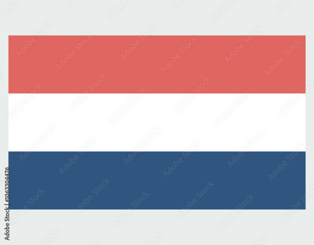 Netherland flag vector illustration Netherland flag vector illustration