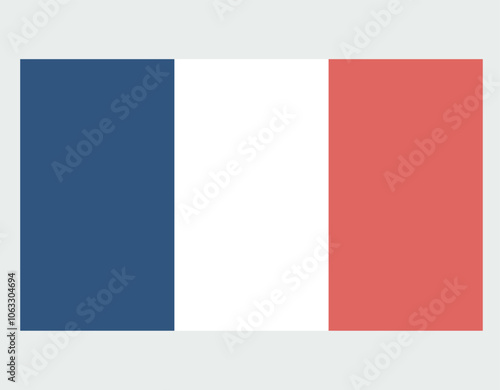 French flag vector illustration