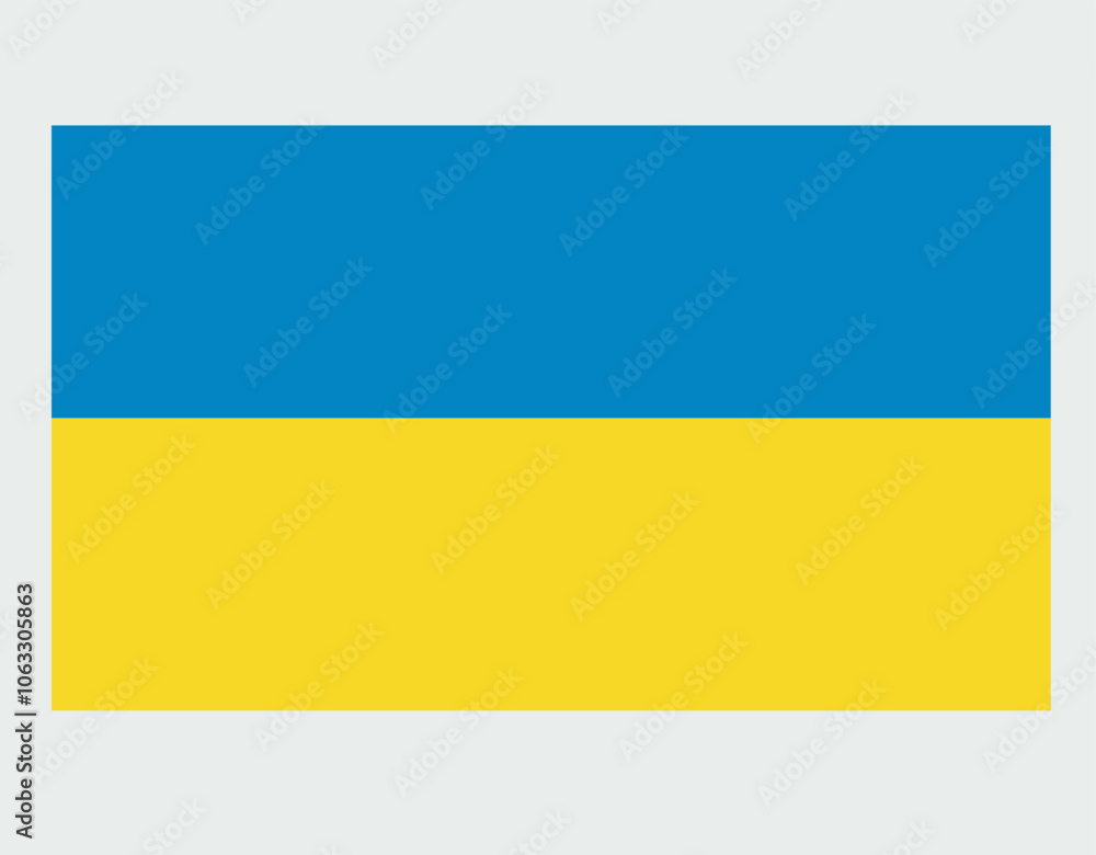 Ukraine flag vector illustration Ukraine flag vector illustration