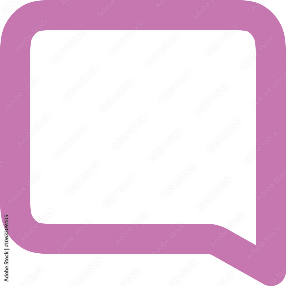 Message Square icon logo design Message Square icon logo design