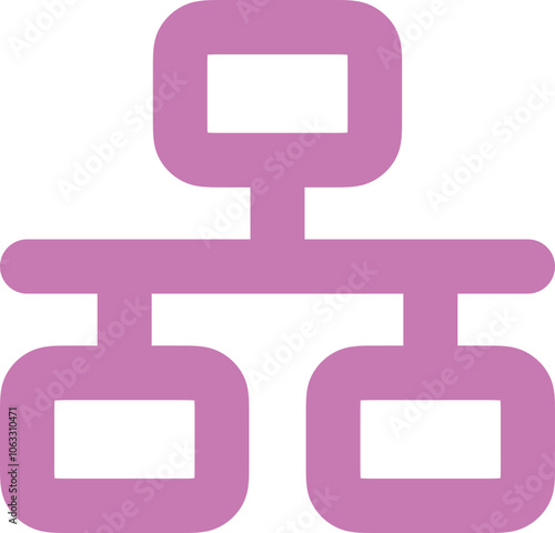 Network Wired icon logo design