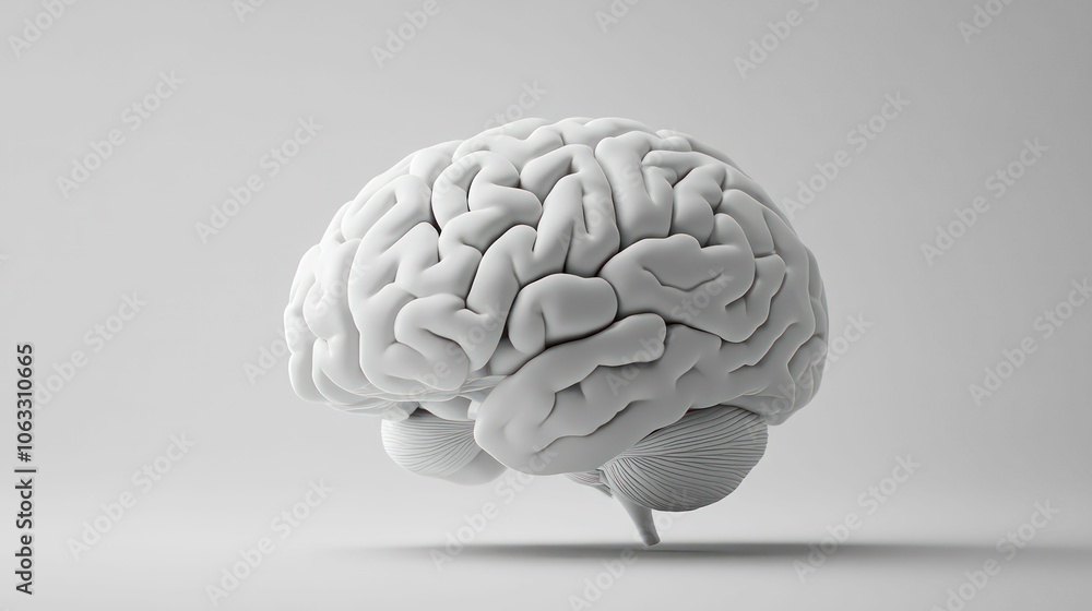 brain wallpaper isolated on a light background brain wallpaper isolated on a light background