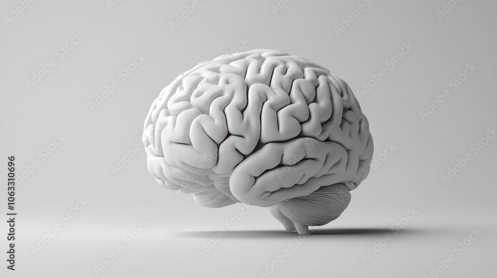 brain wallpaper isolated on a light background brain wallpaper isolated on a light background
