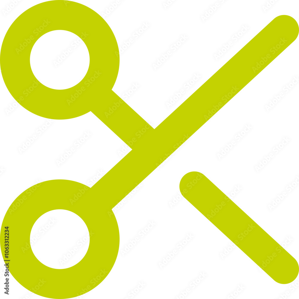 Scissors icon logo design Scissors icon logo design