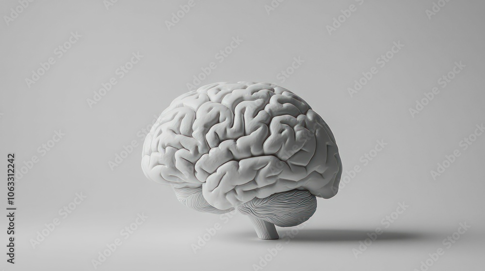 brain wallpaper isolated on a light background brain wallpaper isolated on a light background