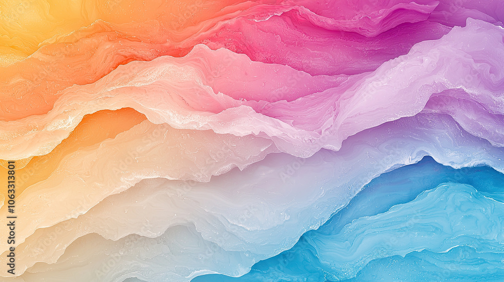 custom made wallpaper toronto digitalVibrant abstract waves in pink, orange, and blue hues create soothing effect