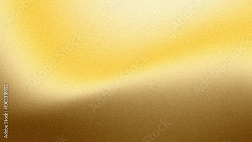 Luxury gold wavy abstract background. Gradient grainy texture. Abstract modern concept background