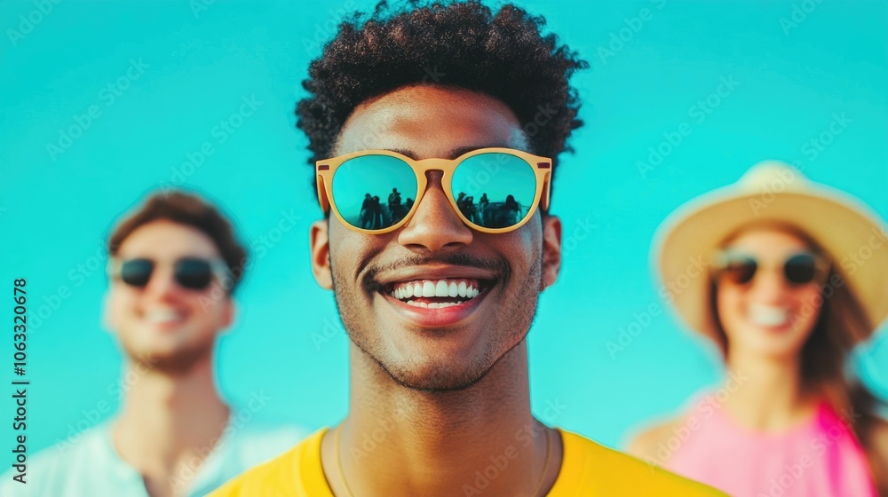 A group of diverse friends from different ethnic backgrounds smiling and having a fun carefree day together outdoors celebrating their friendship and community A group of diverse friends from different ethnic backgrounds smiling and having a fun carefree day together outdoors celebrating their friendship and community