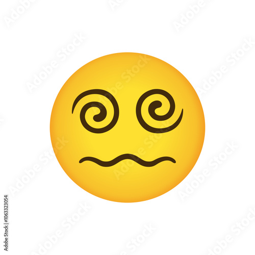 Face with Spiral Eyes
