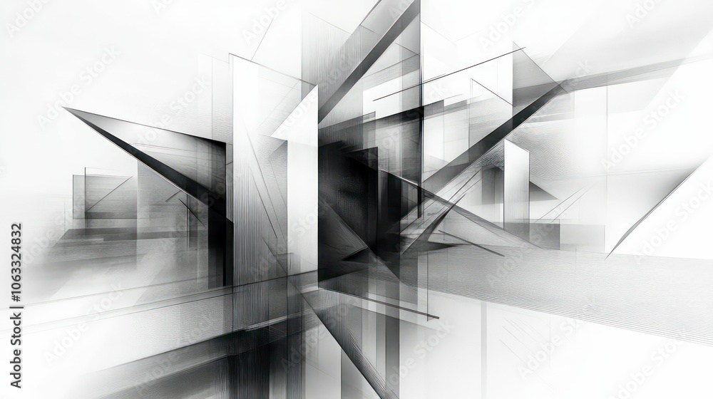 Fototapeta premium architecture technical drawing concept design