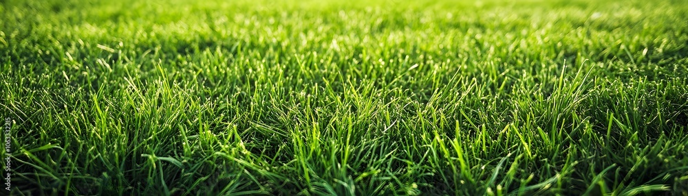 Lush Green Grass Blades Close Up Lush Green Grass Blades Close Up