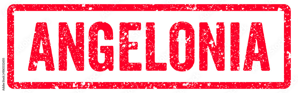 Angelonia Stamp Transparent Seal, Red Grunge Angelonia Flower Word Typography Rubber Stamp Seal Signboard Text Effect Angelonia Stamp Transparent Seal, Red Grunge Angelonia Flower Word Typography Rubber Stamp Seal Signboard Text Effect