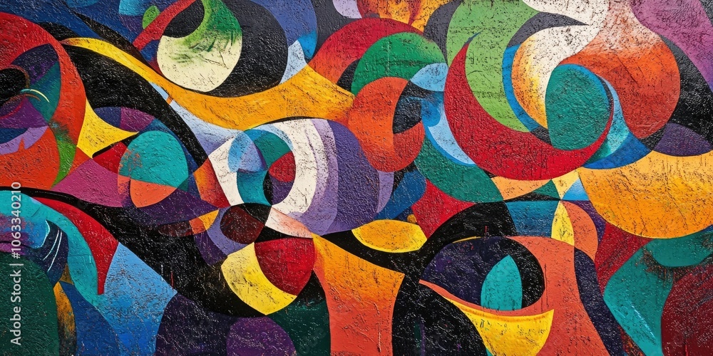 Vibrant, abstract mural of graffiti serves as a striking wall backdrop, bursting with colors and artistic expression in a lively, eye catching display. Vibrant, abstract mural of graffiti serves as a striking wall backdrop, bursting with colors and artistic expression in a lively, eye catching display.
