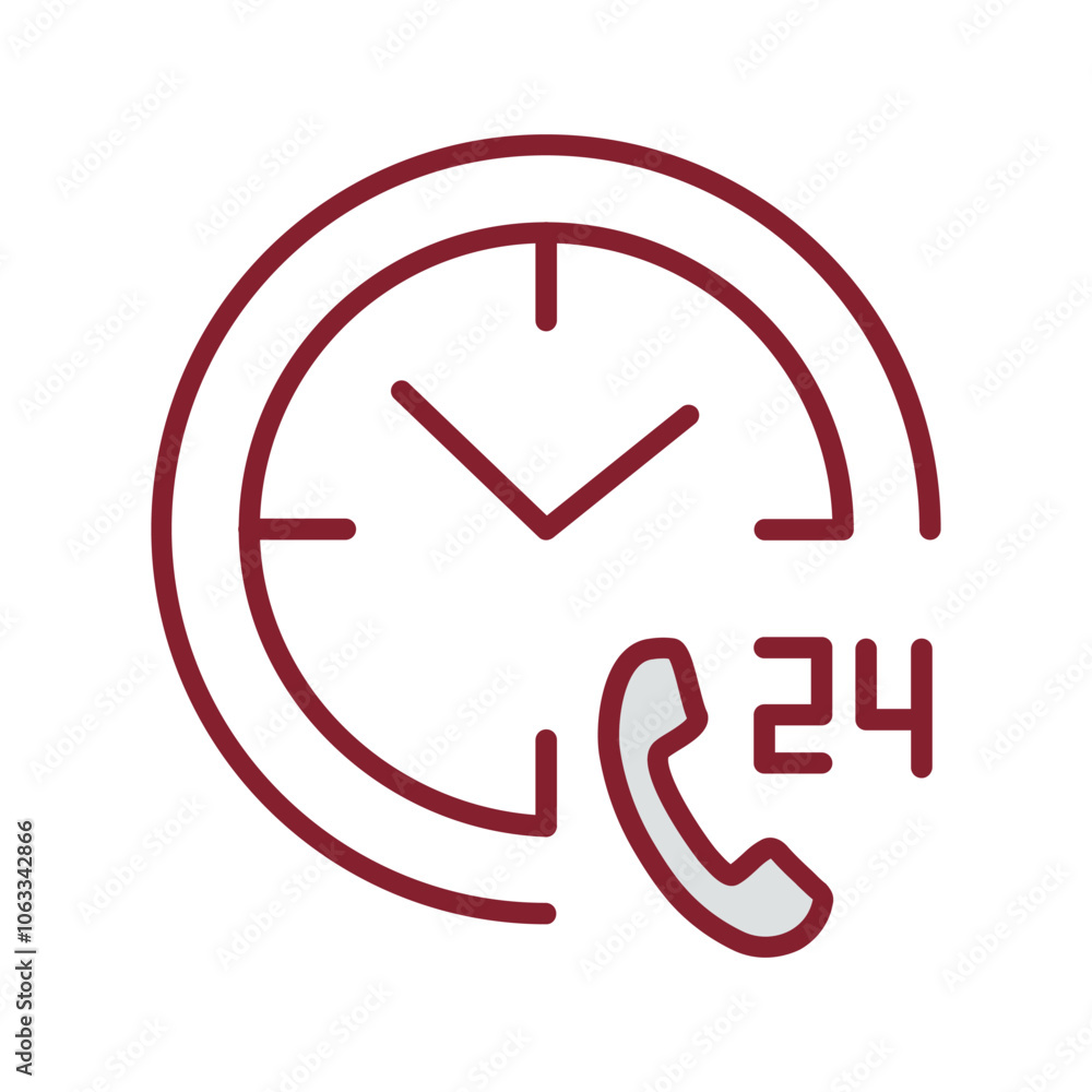 Phone Assistance Vector Icon Phone Assistance Vector Icon