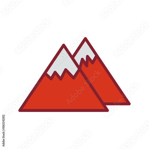 Mountain Vector Icon