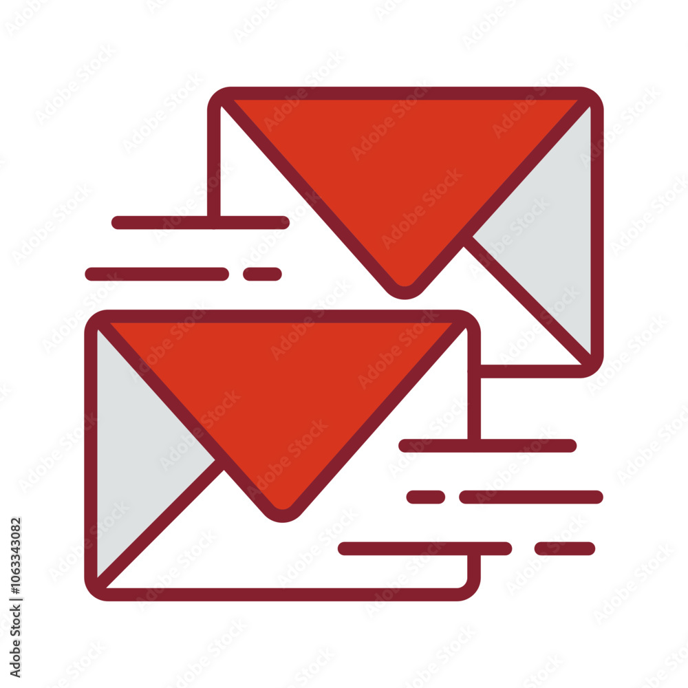 Sent Mail Vector Icon Sent Mail Vector Icon