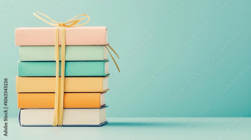 Fototapeta premium Stack of notebooks with different paper quality and price tags, buyer s evaluation