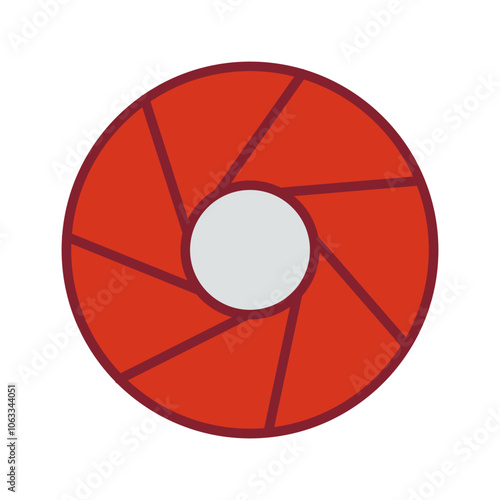 Aperture Artifacts Vector Icon
