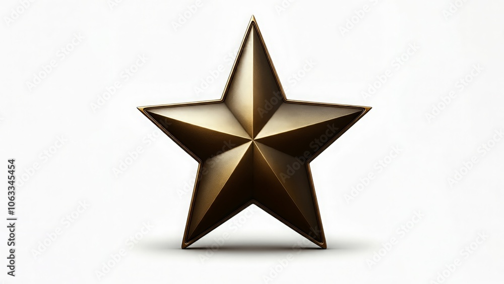 Star shape motive isolated on white background Star shape motive isolated on white background