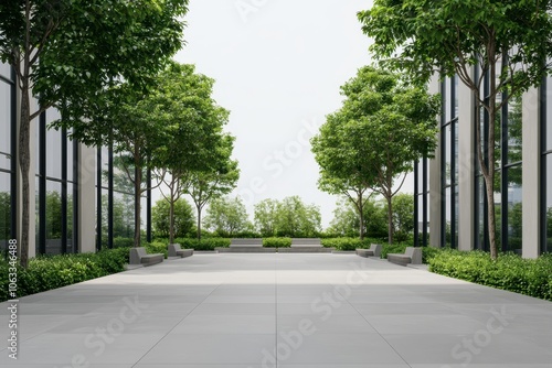 Transform urban spaces with sustainable eco-friendly green designs for community well-being photo