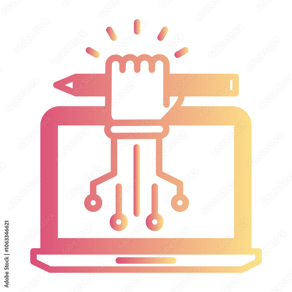 Knowledge icon, gradient vector illustration Knowledge icon, gradient vector illustration
