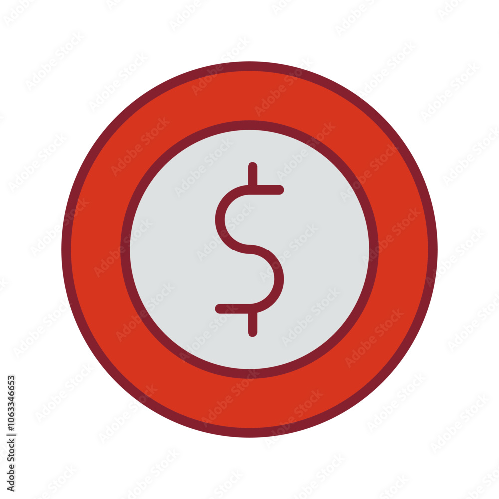 Coin Vector Icon