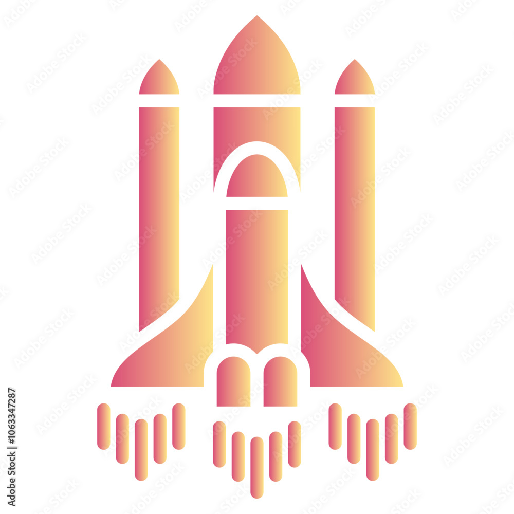 Astronomy icon, gradient vector illustration Astronomy icon, gradient vector illustration