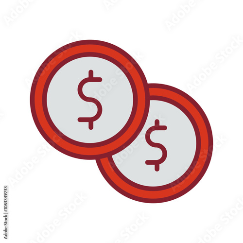 Coin Vector Icon