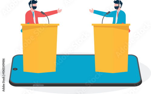Web Conference with business people

