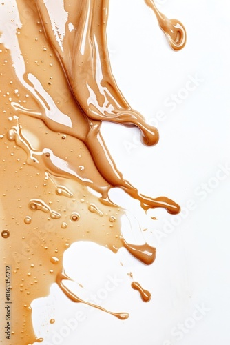 Close-up shot of some liquid on a white surface