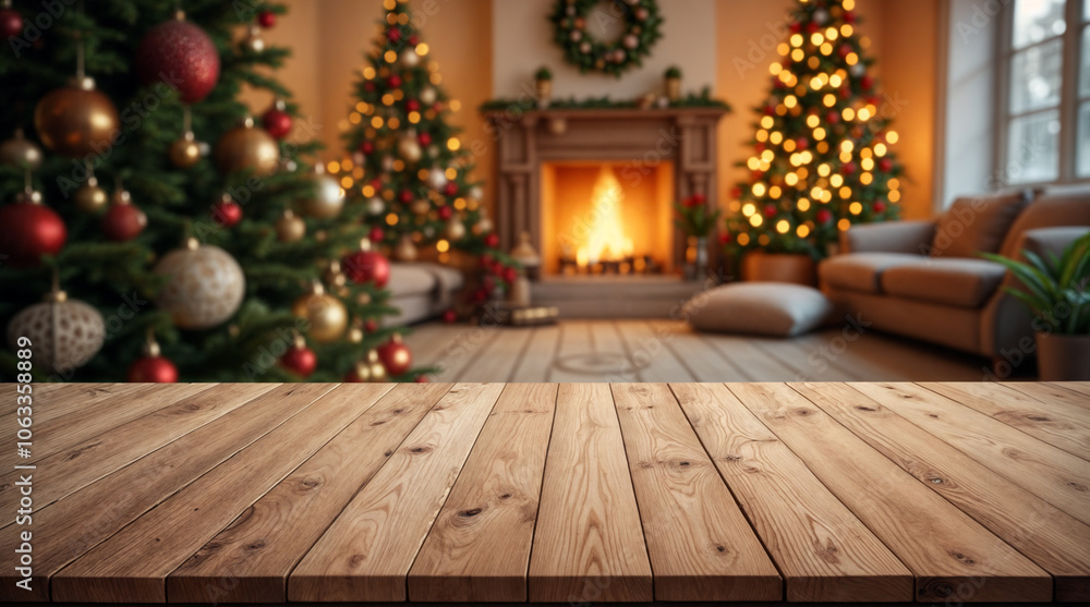 Rustic wooden background with a warm, festive glow and soft bokeh lights, creating a cozy holiday atmosphere. Ideal for seasonal displays, decorations, or as a backdrop for Christmas presentations Rustic wooden background with a warm, festive glow and soft bokeh lights, creating a cozy holiday atmosphere. Ideal for seasonal displays, decorations, or as a backdrop for Christmas presentations