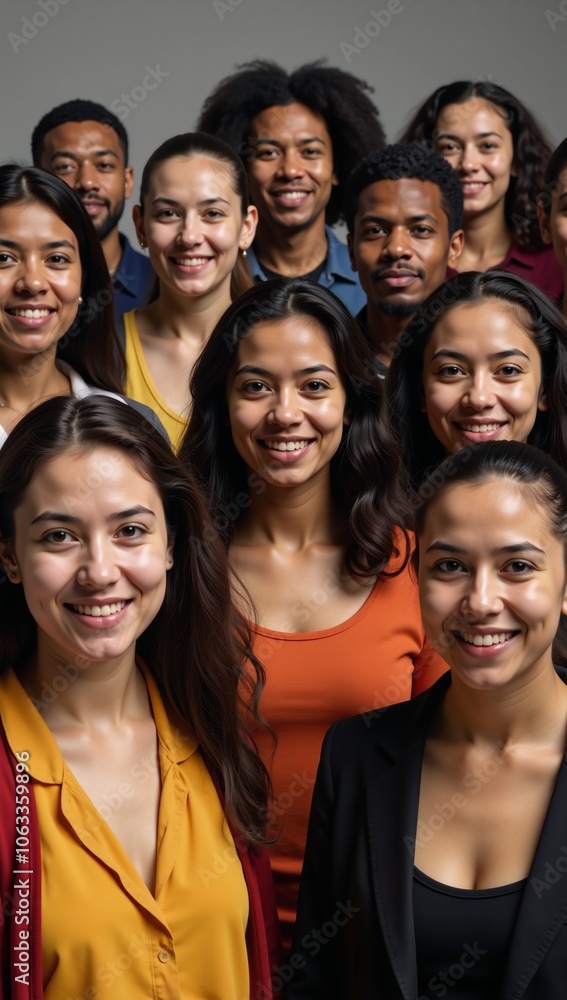 Image portrays a harmonious multicultural community featuring diverse individuals from various ethnicities promoting racial equality and coexistence Image portrays a harmonious multicultural community featuring diverse individuals from various ethnicities promoting racial equality and coexistence