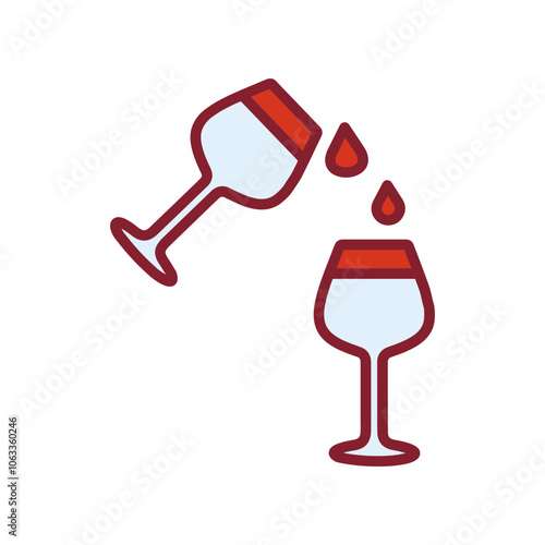 Wine Sip Vector Icon
