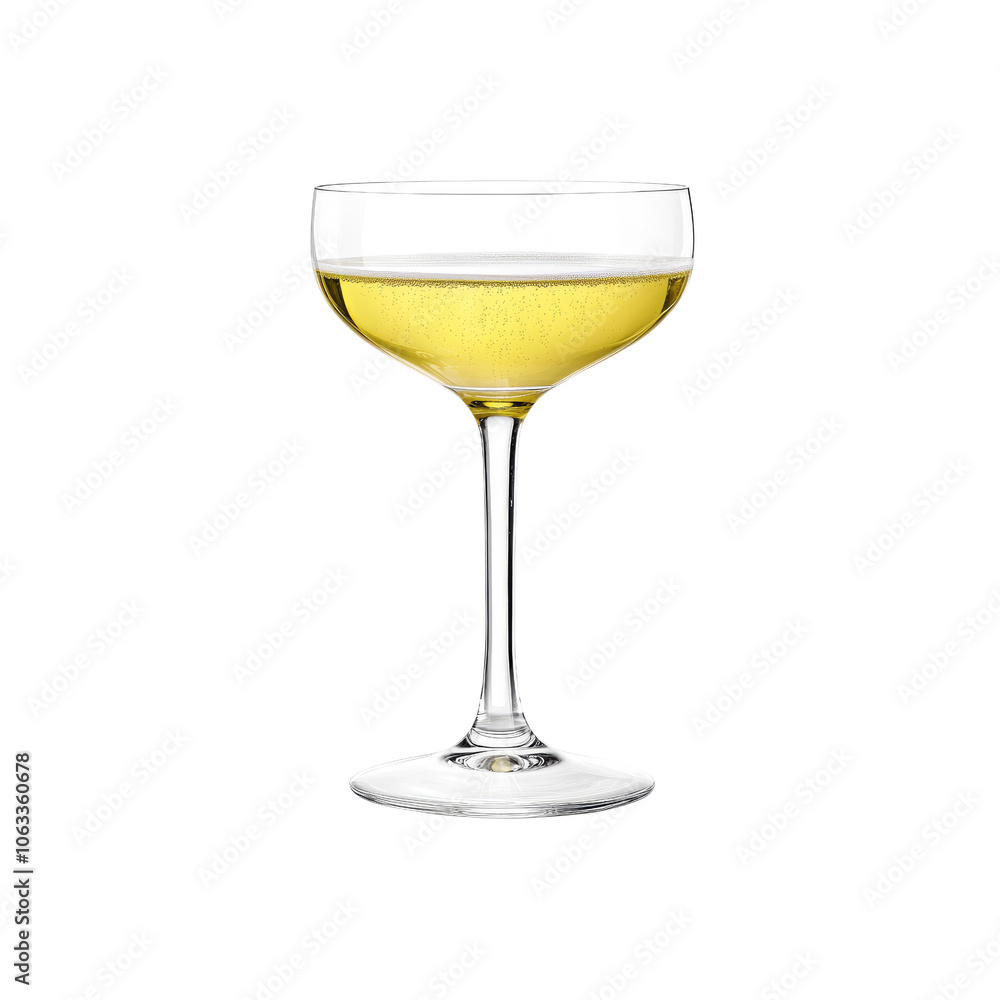 Glass of Champagne with Bubbles Glass of Champagne with Bubbles