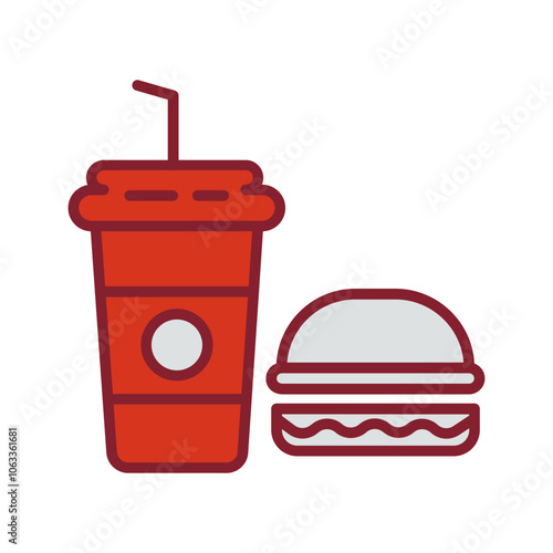 Party Food Vector Icon