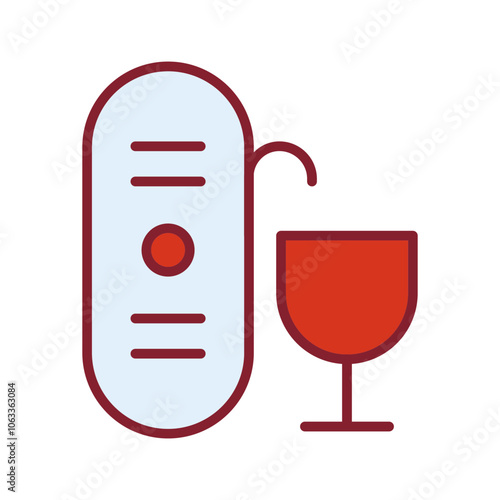 Wine Aerator Vector Icon