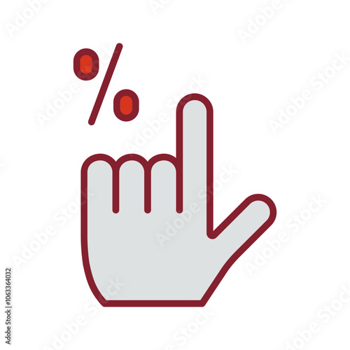 Click Through Rate Vector Icon