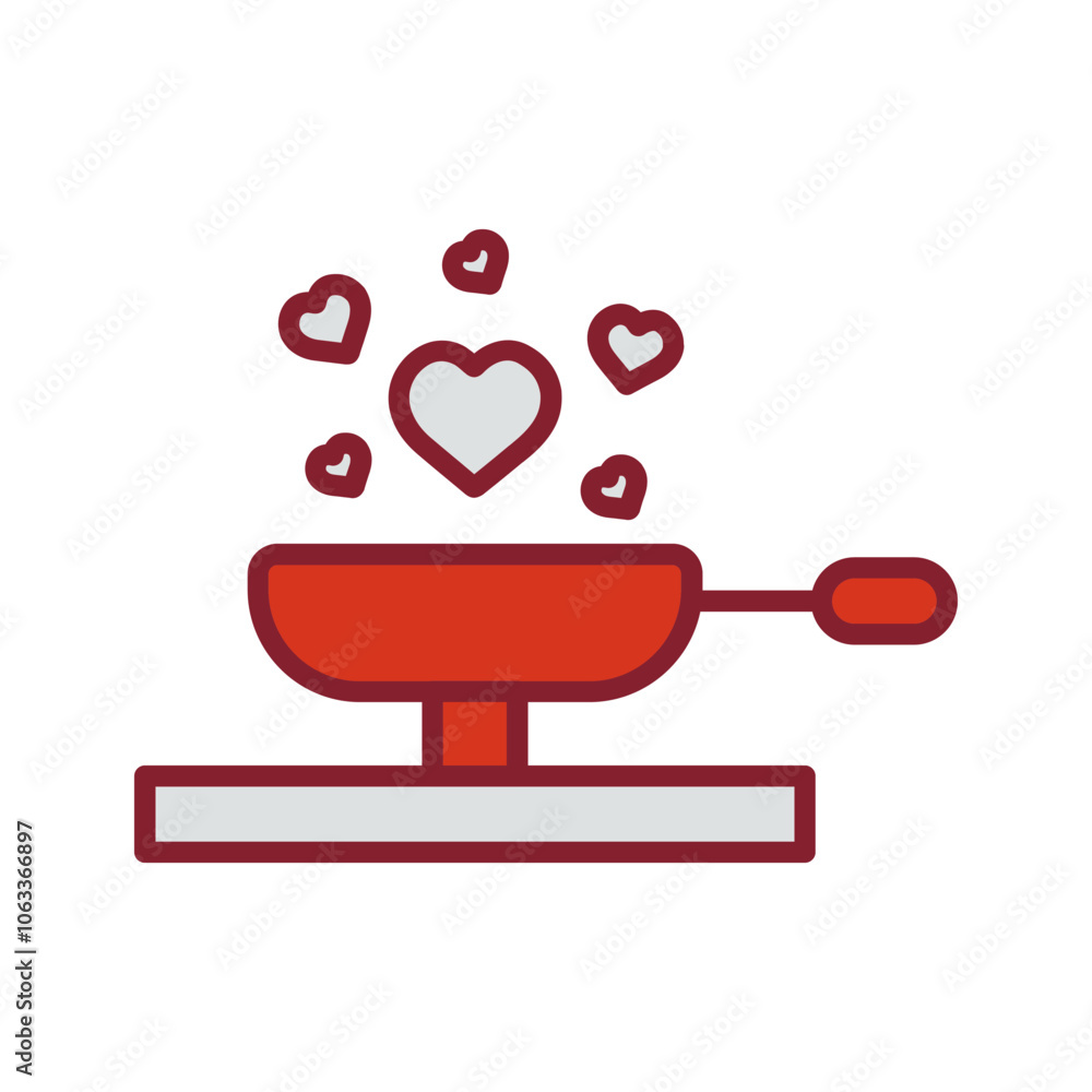 Cooking Love Vector Icon Cooking Love Vector Icon