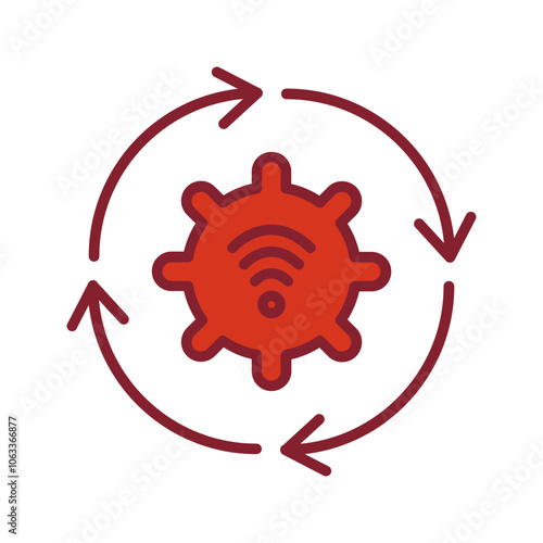 Automated Process Vector Icon