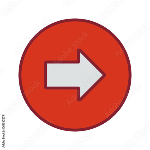 Right Arrow Vector Icon