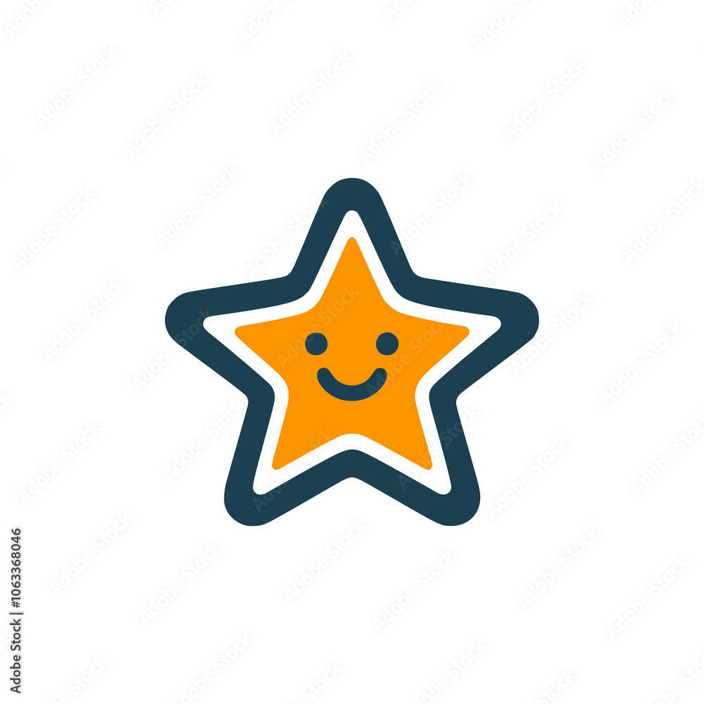 happy star smile education logo vector illustration template design happy star smile education logo vector illustration template design